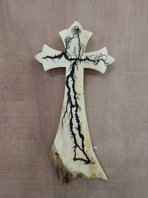 Fractal Burned Cross