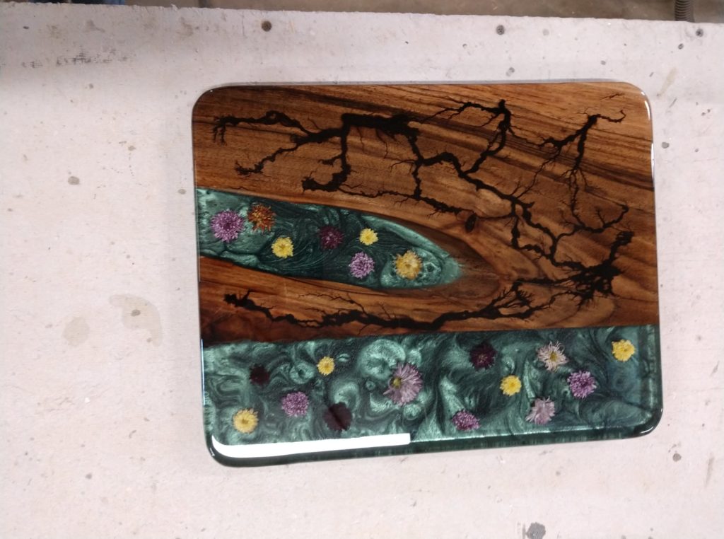 Tray with Flowers